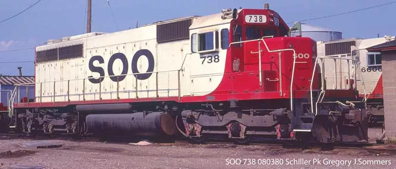 PREORDER Bowser HO 25651 Executive Line EMD SD40 Diesel Locomotive, Soo Line Hockey Stick #738 (DCC & Sound Equipped) | 305.96