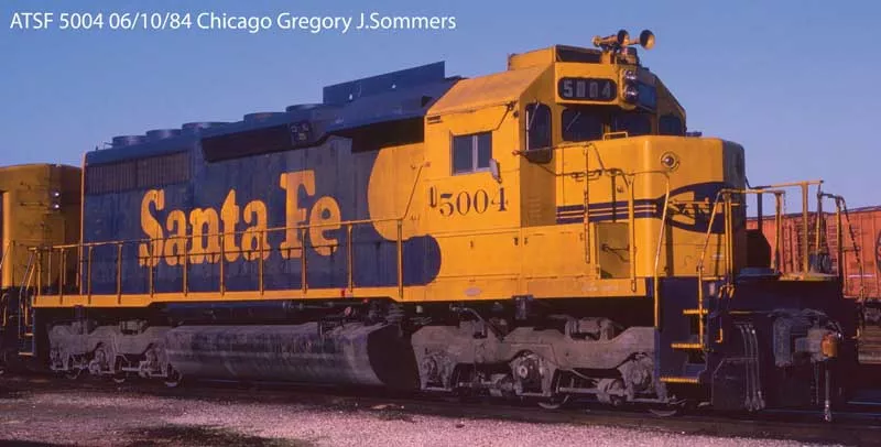 PREORDER Bowser HO 25659 Executive Line EMD SD40U Diesel Locomotive, Atchison Topeka & Santa Fe Yellow Bonnet #5004 (DCC & Sound Equipped) | 305.96
